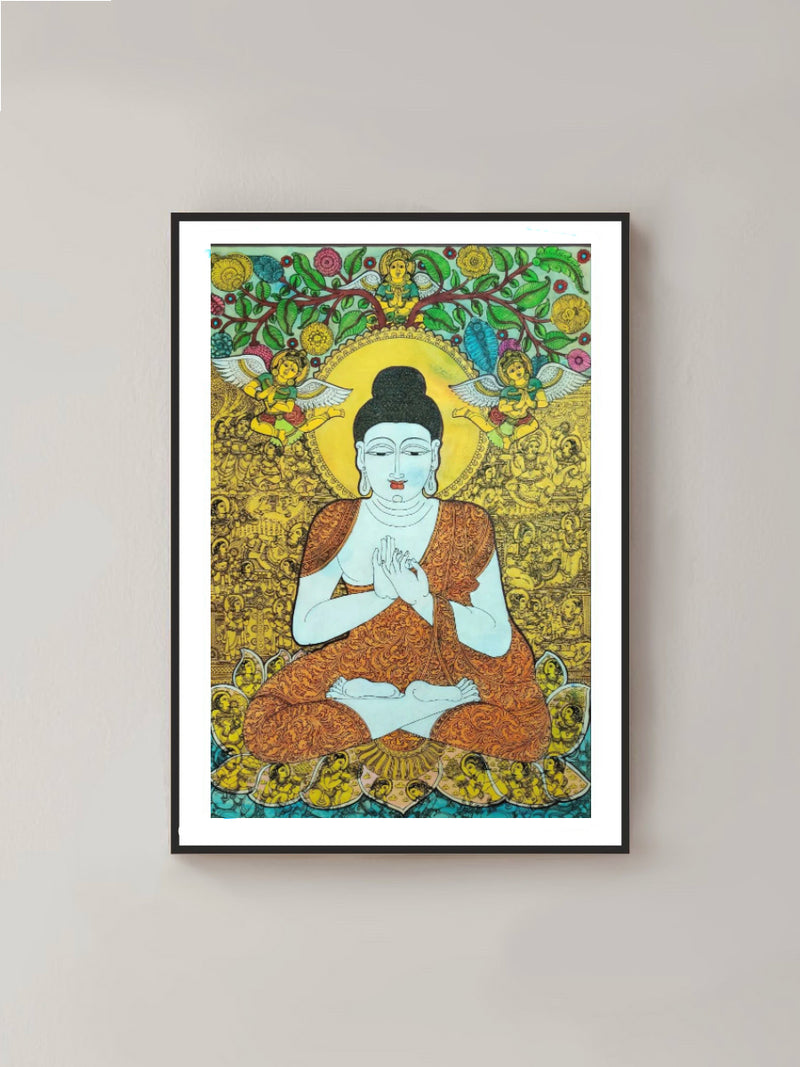 Buddha: Kalamkari painting by Harinath.N for sale