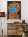 Dancing Ganesha: Kalamkari Painting 