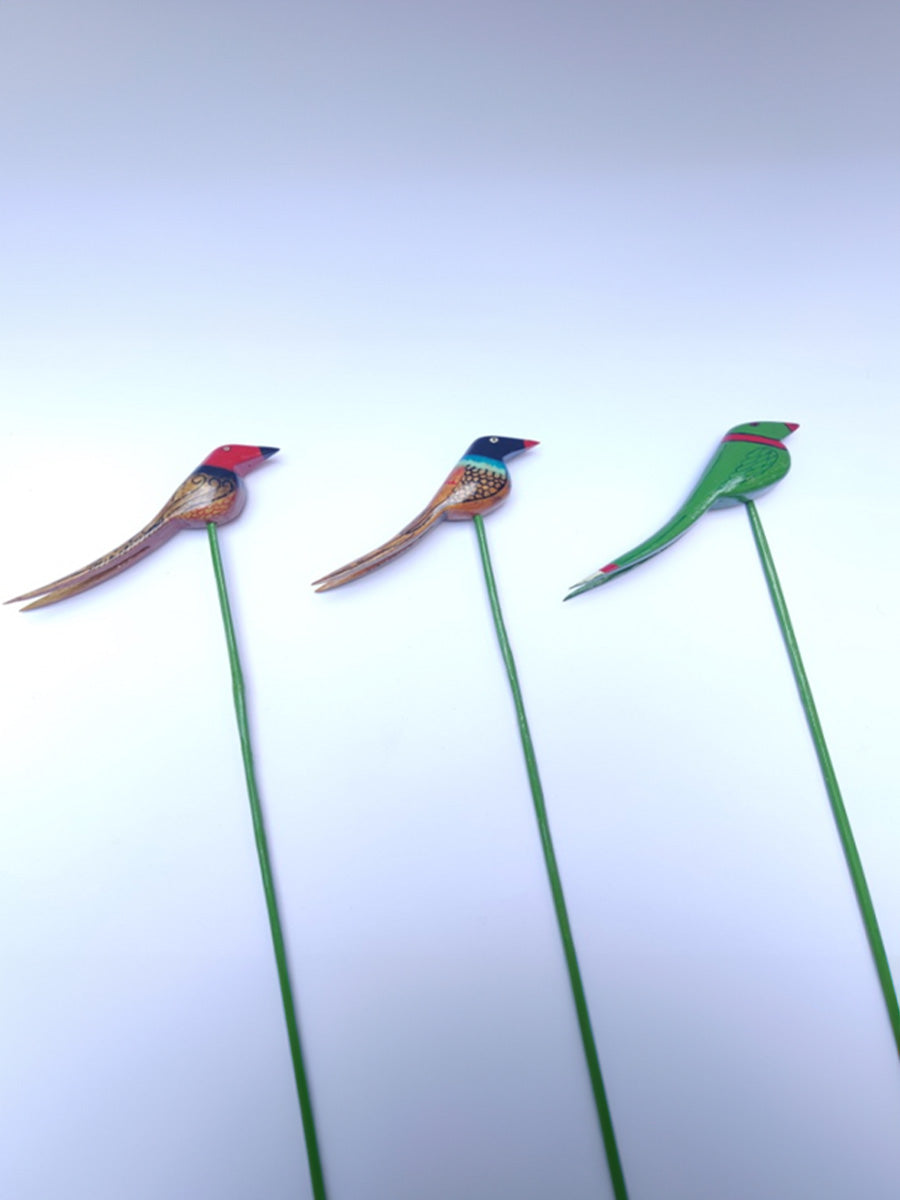 Ikebana Birds by Sawant Bhonsle for sale