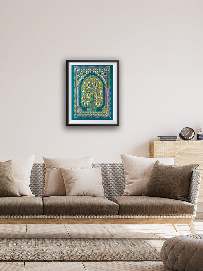 Buy Today Multicoloured Rogan Artwork By Rizwan Khatri