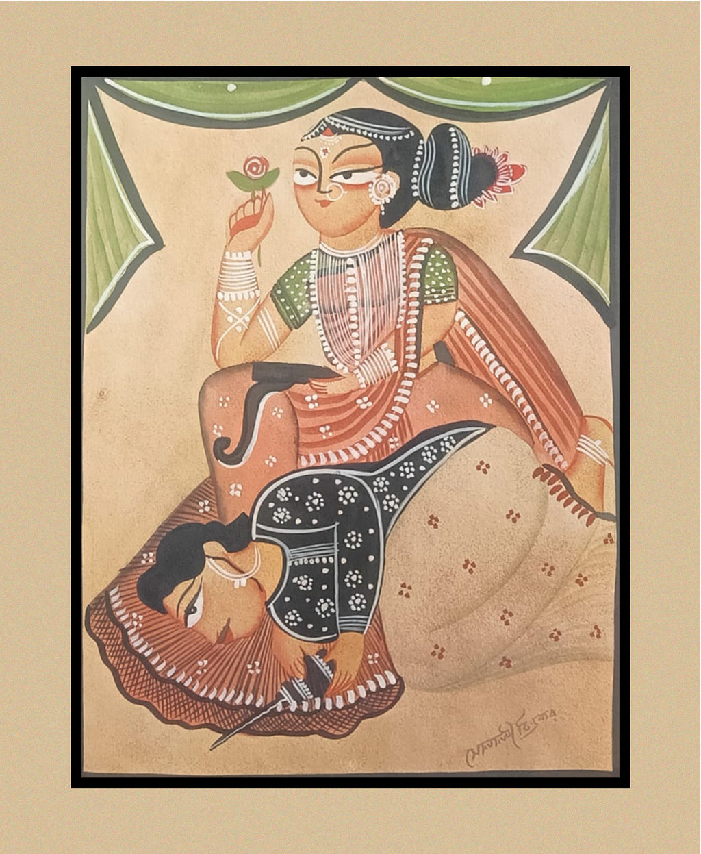 Lovers in Kalighat by Sonali Chitrakar Thumbnail