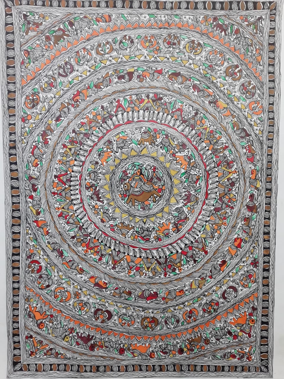 MADHUBANI PAINTING BY PRATIMA BHARTI Thumbnail
