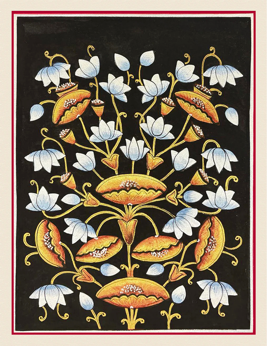 Lotus Garden in Pichwai by Naveen Soni Thumbnail