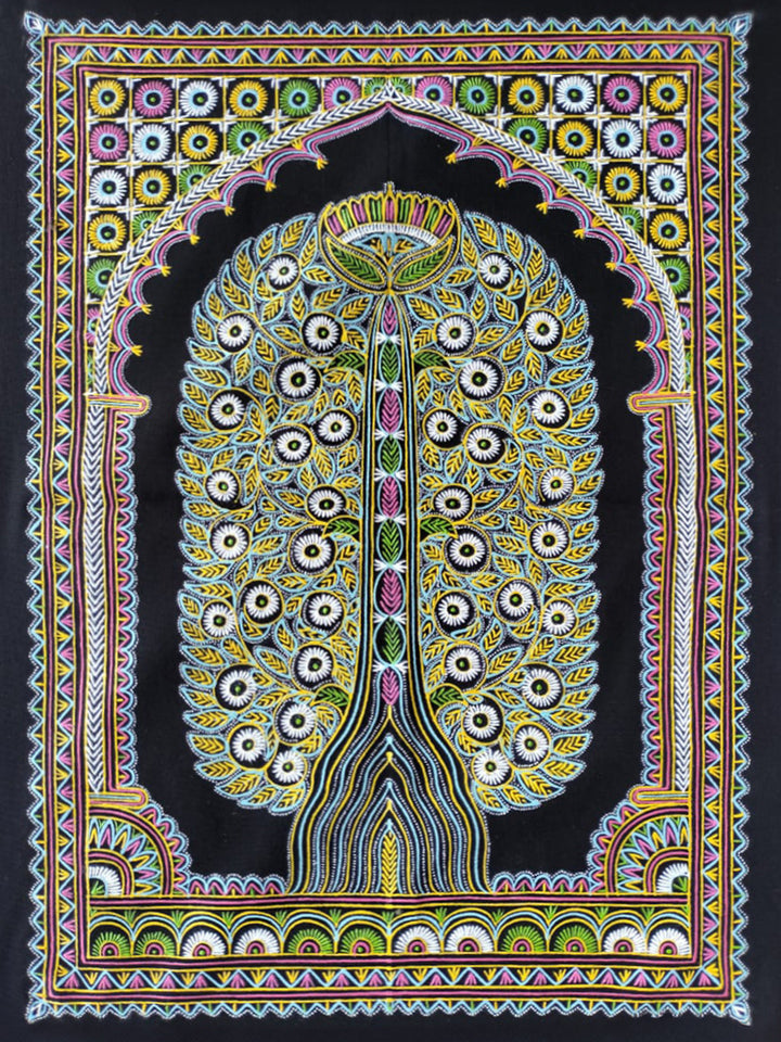 Iridescent Whispers: A Tale of Colors Rogan Art by Rizwan Khatri Thumbnail