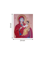 Jesus and Mary, Kerala Mural Painting for sale