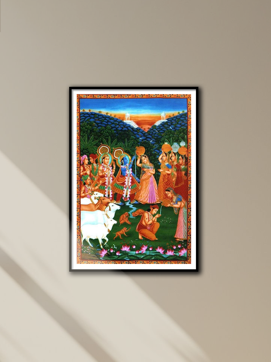 Shop Lord Krishna: Pichwai painting