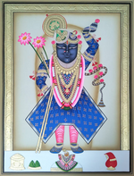 Buy Tranquil Grace of Shrinathji: Pichwai painting