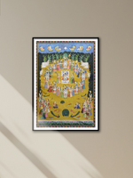 Shop Circle of Celebration:Pichwai painting by Jayesh Sharma