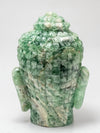 The Green Fluorite Buddha's Peaceful Countenance by Prithvi Kumawat