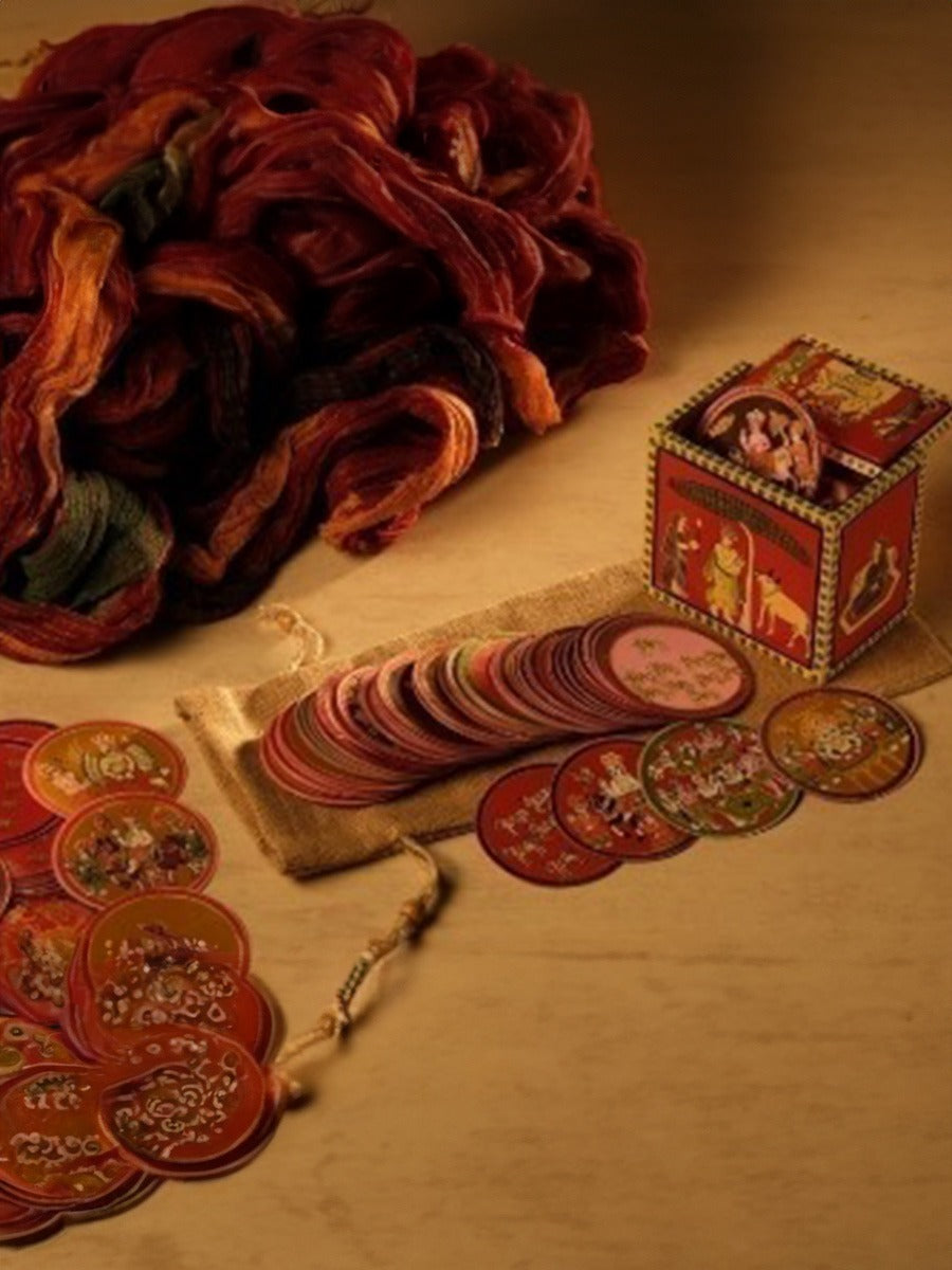 Jaipur Ganjifa  set of 120 card by Sawant Bhonsle for sale Diwali gifts
