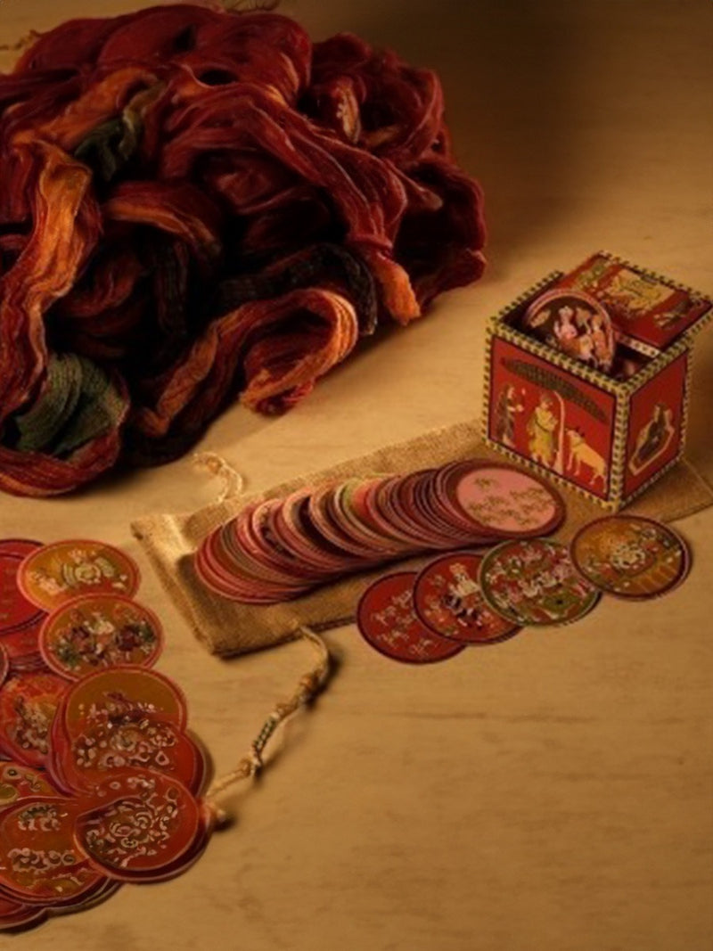 Jaipur Ganjifa  set of 120 card by Sawant Bhonsle for sale Diwali gifts