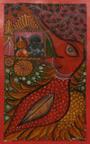 Shop Jatayu saving Sita Mata: Bengal Pattachitra by Swarna Chitrakar