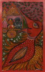 Shop Jatayu saving Sita Mata: Bengal Pattachitra by Swarna Chitrakar
