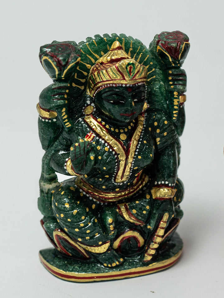 Jeweled Opulence: The Green Aventurine Sculpture of the Goddess Lakshmi by Prithvi Kumawat Thumbnail
