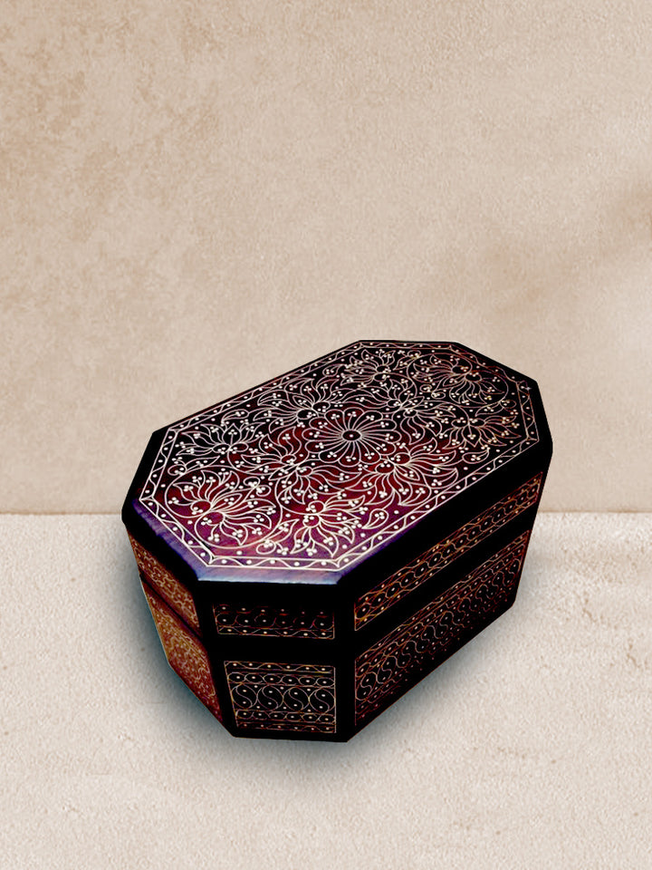 Jewellery Box in Tarkashi by Mohan Lal Sharma Thumbnail
