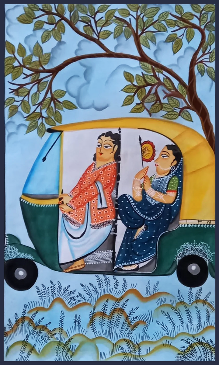 The Auto Ride in Kalighat by Uttam Chitrakar Thumbnail