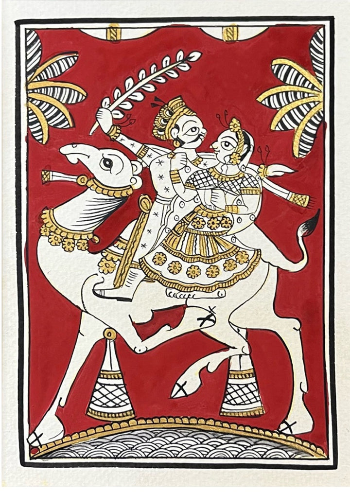 Journey of Love: The Royal Couple on Camel by Kalyan Joshi Thumbnail