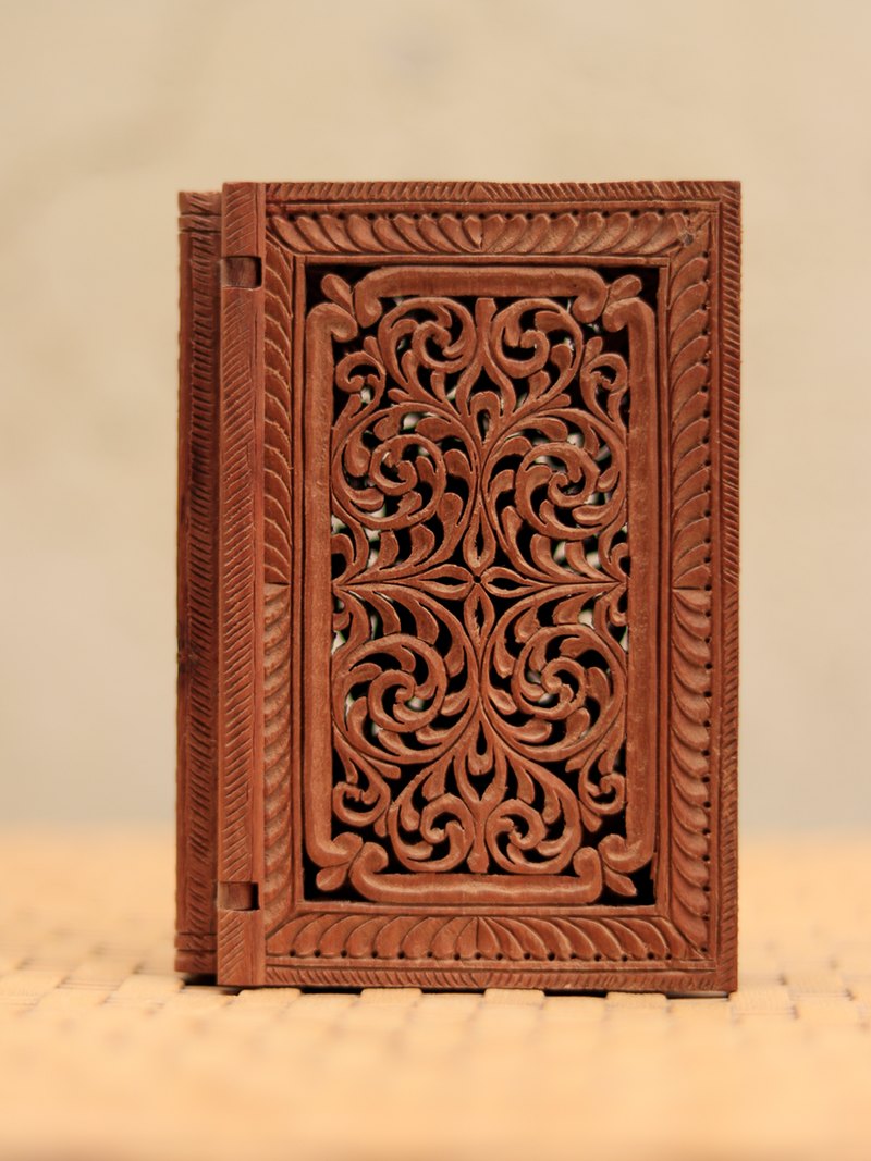 Shop Journey to Liberation: Mahavira's Sandalwood Carving by Om Prakash  