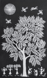 Buy Joyful Harmony In Warli By Dilip Bahotha