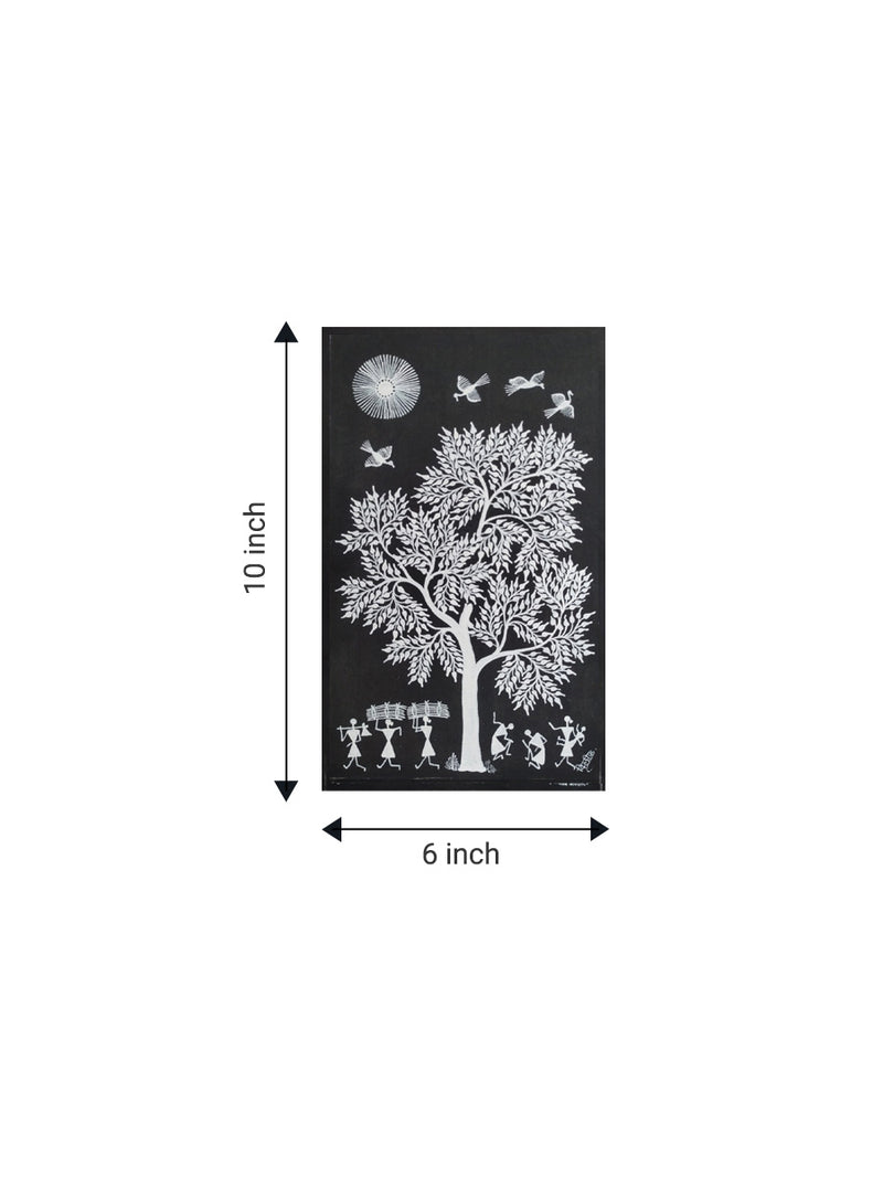 Joyful Harmony In Warli for sale