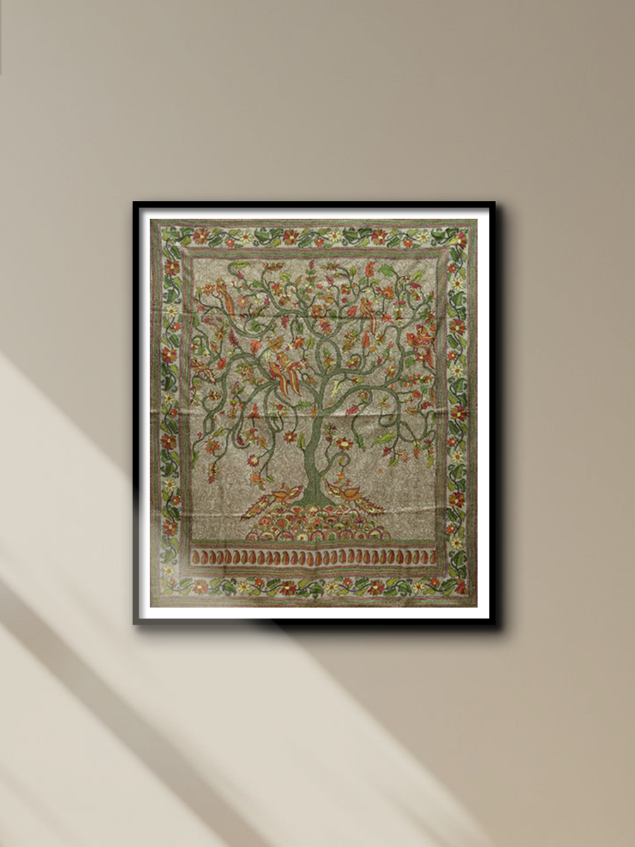 Shop Tree of Life artwork in Kantha Embroidery