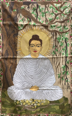 Buy Lord Buddha in Kantha Embroidery