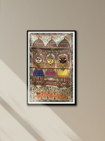 Buy Jagannath Rath Yatra in Kantha Embroidery 