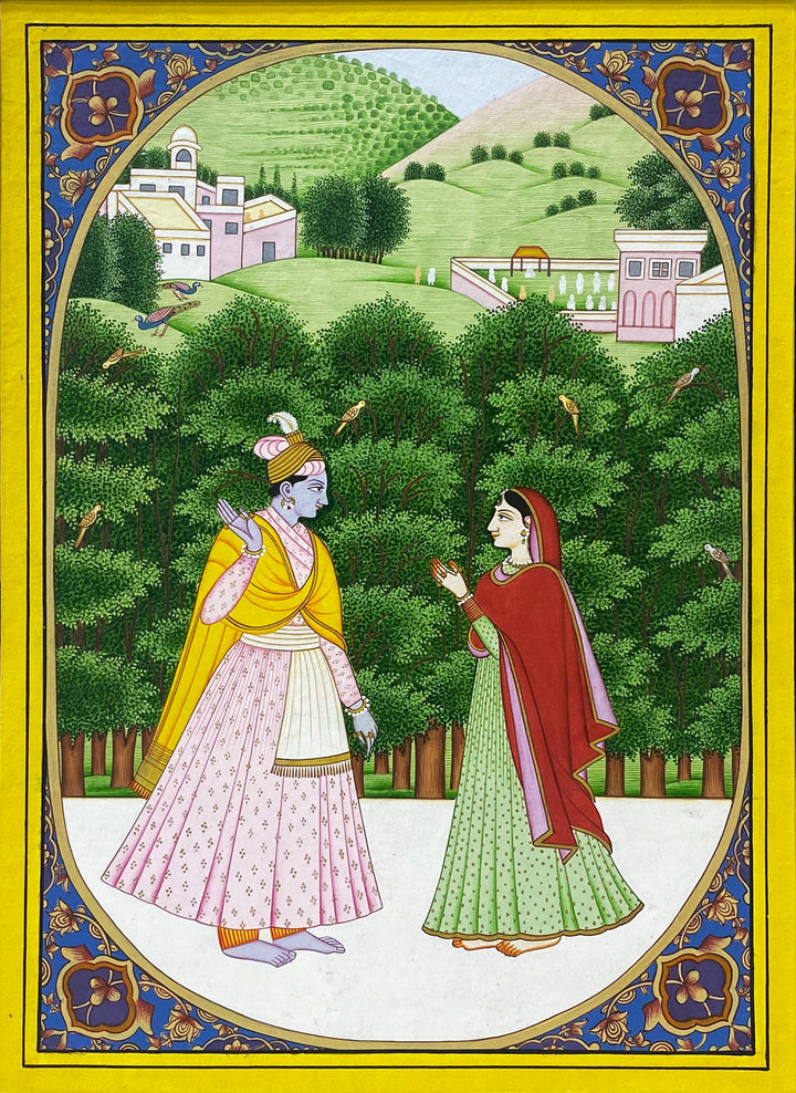Radha Krishna in Magh Mas: Kangra by Poonam Katoch Thumbnail