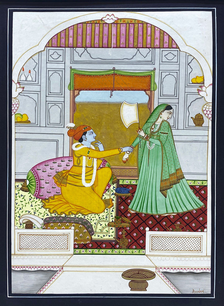 Lovers in the Month of Phalgun: Kangra by  Poonam Katoch Thumbnail