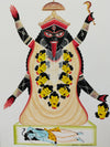 Buy Kali Maa in Kalighat Painting by Bhaskar Chitrakar