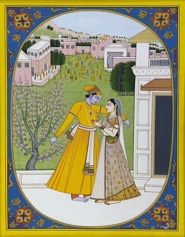Praudha-Dhira Nayika in Kangra by  Poonam Katoch Thumbnail
