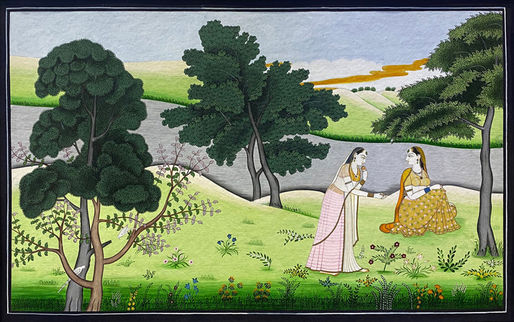 Gopis in Kangra by Poonam Katoch Thumbnail