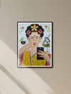 Shop Biwi as Frida Kahlo in Kalighat by Bhaskar Chitrakar