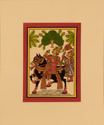 Buy Royal figure seated on a horse: Phad by Kalyan Joshi