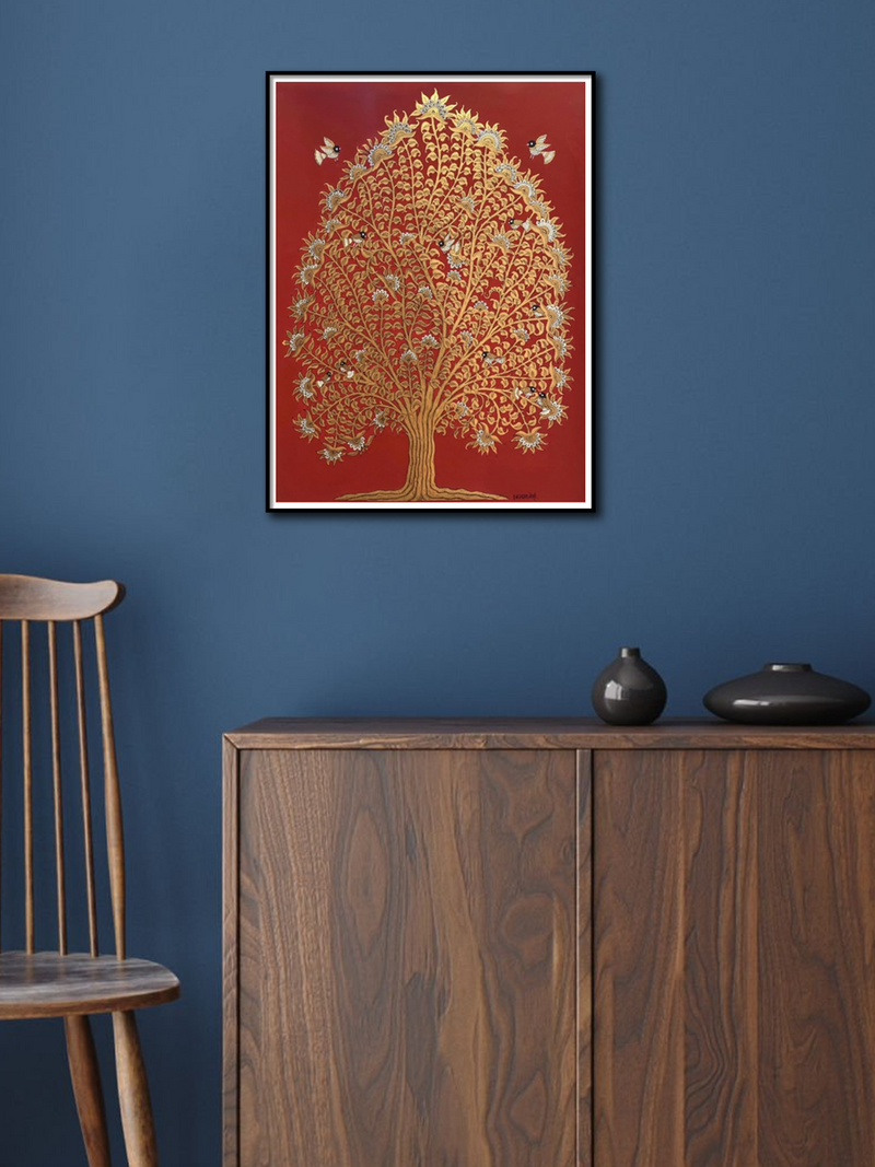 Tree of Life Phad Painting for sale