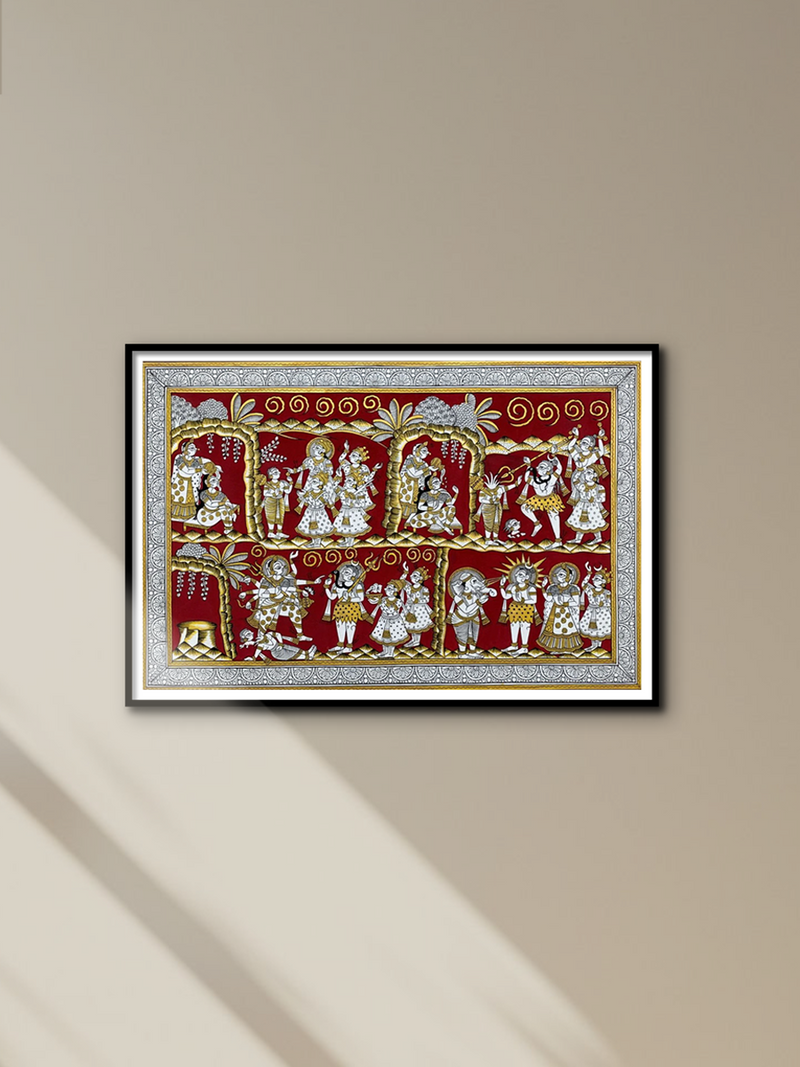 Shop Story of Ganesh Phad Painting by Kalyan Joshi