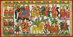 buy Rajasthan's Rich Tapestry, Phad Painting by Kalyan Joshi