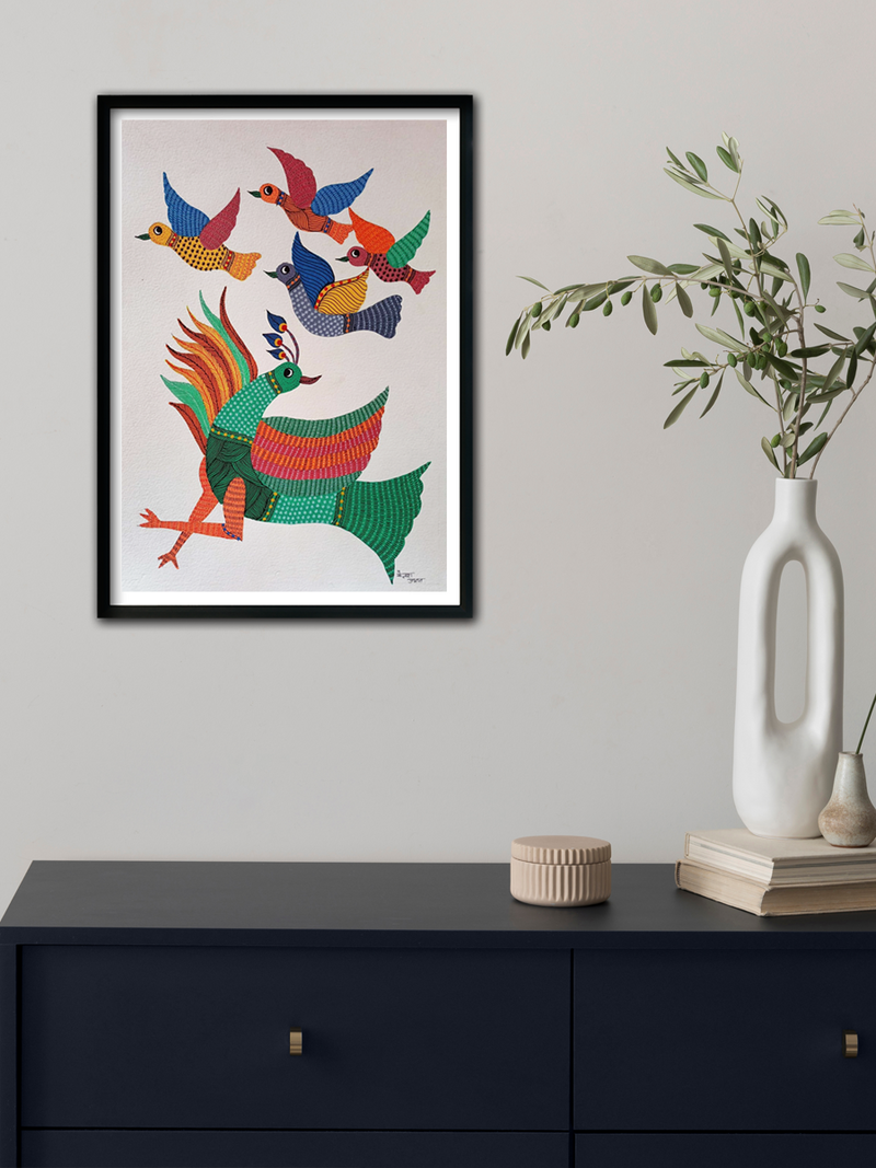Order Birds Gond Painting