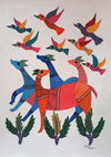 Shop Harmony in Hues: Gond Art Explorations by Kailash Pradhan