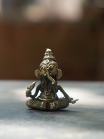 Lord Ganesha in Dhokra Handicraft by Kunal Rana