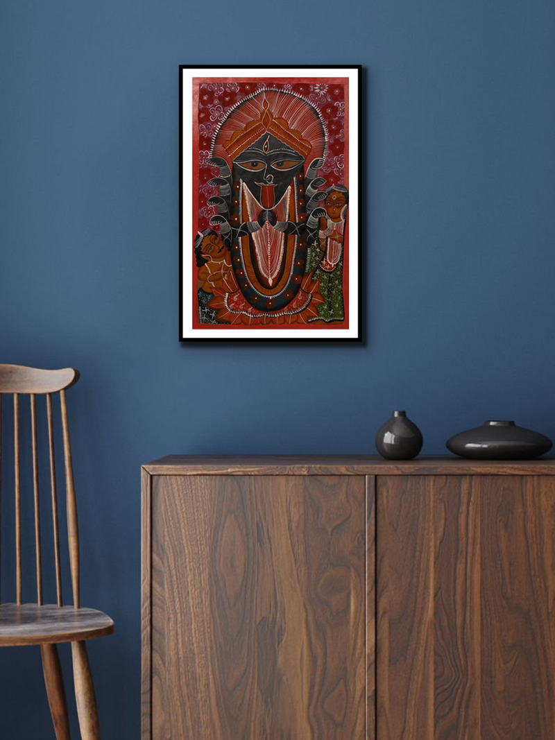 Shop Kaali Mata in Bengal Pattachitra by Swarna Chitrakar