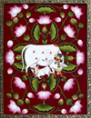 Buy Kamadhenu Kalam Talai Pichwai Painting by Dinesh Soni