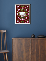 Kamadhenu Kalam Talai Pichwai Painting by Dinesh Soni for sale