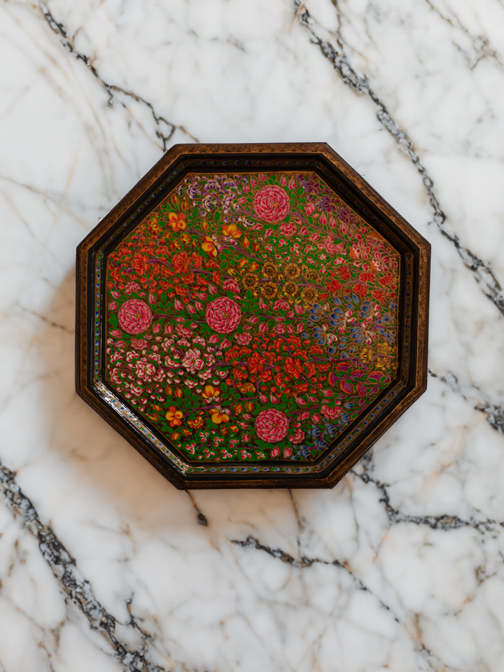 Kashmiri Paper Mache Wall Plate by Riyaz Khan Thumbnail