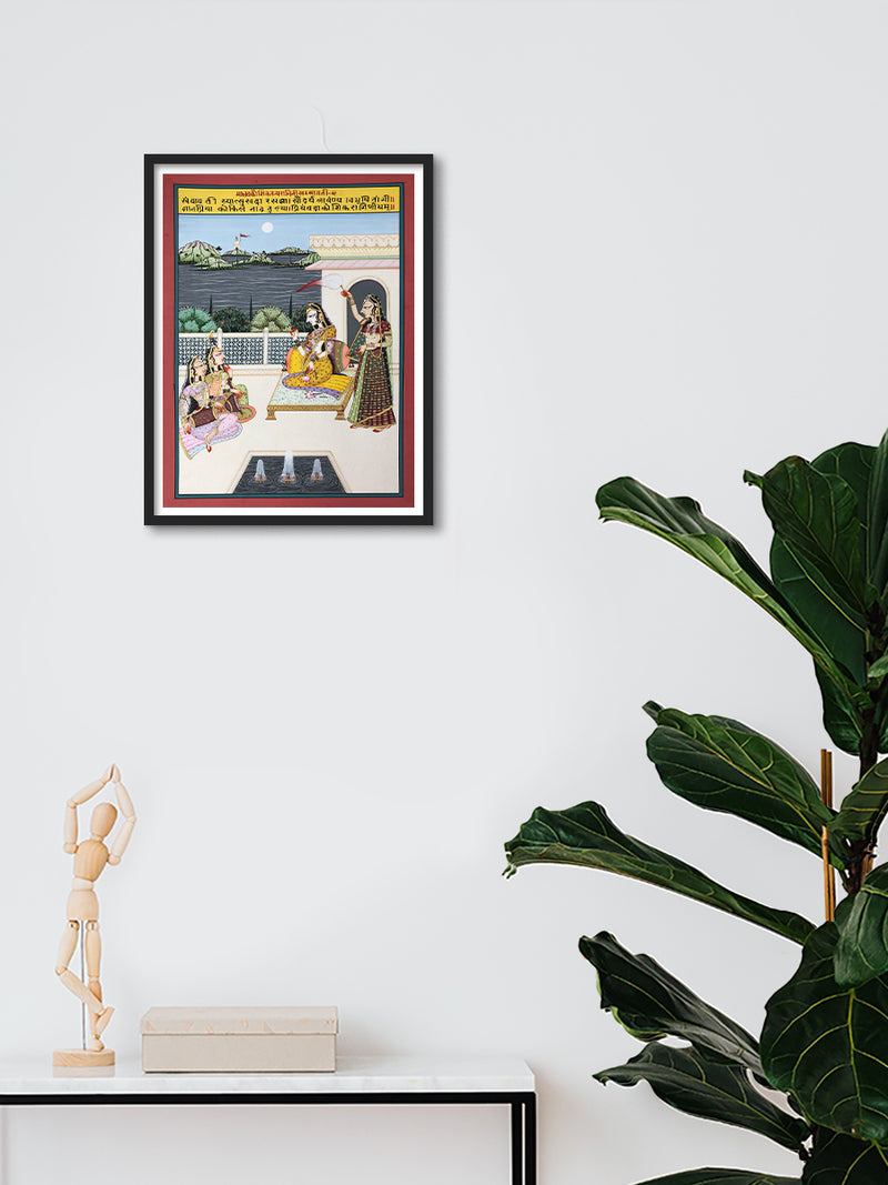 Kaushik ki Ragini- Khambavati, Kishangarh Art for sale