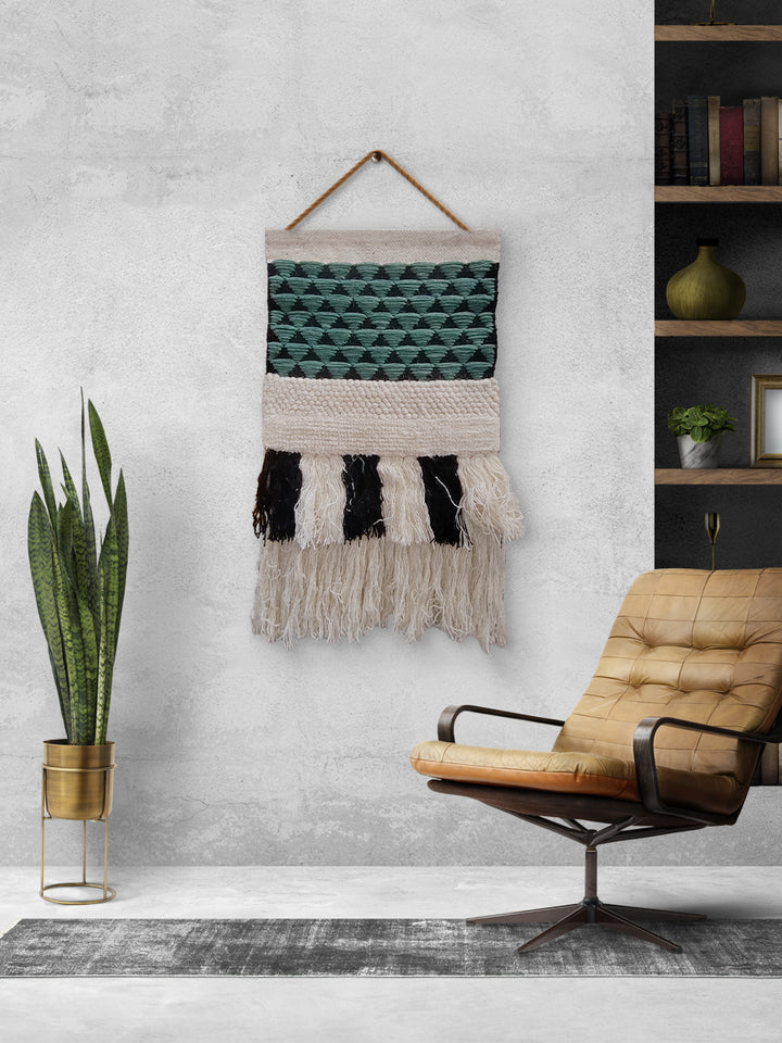 Knotting Stories: The Seamless Convergence of Colors, Ghazipur Wall Hanging by Md. Matim Thumbnail