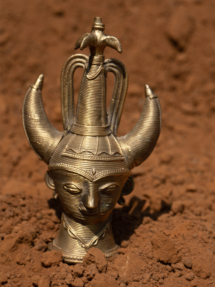 Koya Mask: Dhokra Handicraft by Kunal Rana Thumbnail