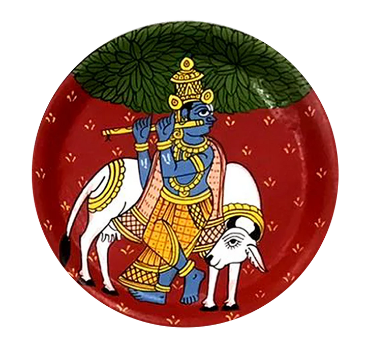 Krishna Cheriyal Wall Plates by Sai Kiran Thumbnail