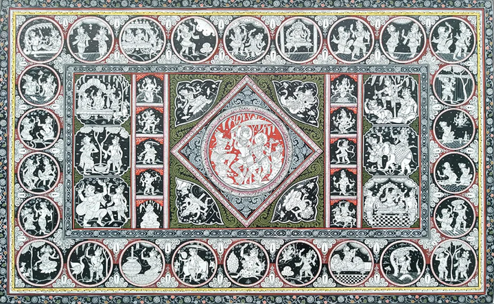 Art - Pattachitra Art by Purusottam Swain for Home Decor Thumbnail