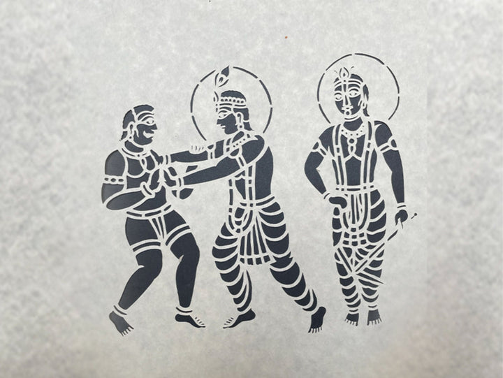 Krishna's War, Sanjhi Artwork By Ashutosh Verma Thumbnail